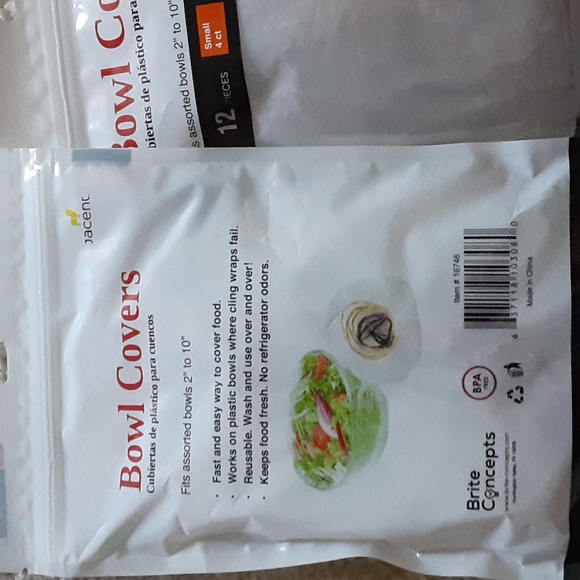 Bundle of 2 Packs of Culinary Elements Bowl Covers (24 Pcs Total) - Picture 5 of 5